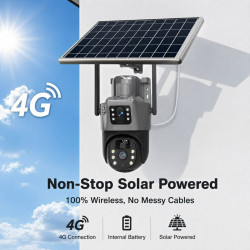 V380 Pro Dual Lens PTZ 4G Solar Camera 6MP Price in Bangladesh