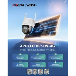 Dahua DH-BP3EW-4G 3MP WizColor 4G Solar Battery Camera