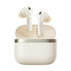 Edifier W260NC Leather Texture TWS ANC Earbuds (Ivory) 