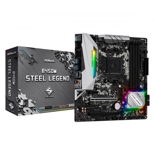 Asrock B450M Steel Legend AMD Micro ATX Motherboard