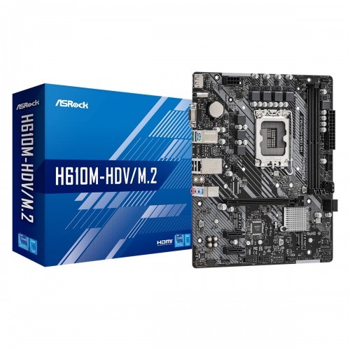 ASRock H610M HDV/M.2 12th Gen Micro ATX Motherboard