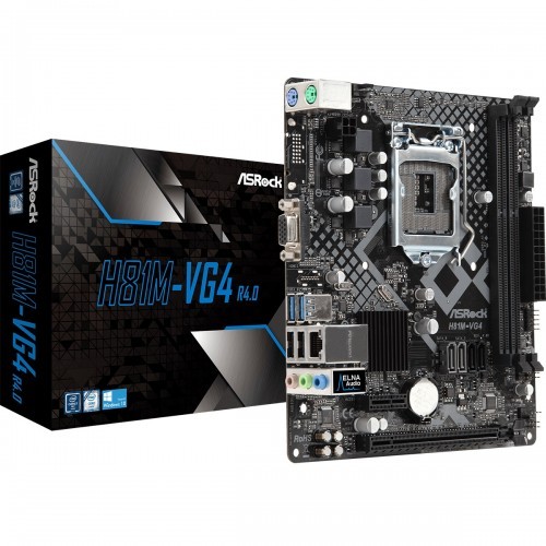 ASRock H81M VG4 R4.0 4th Gen Micro ATX Motherboard