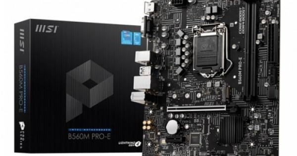 msi b560m pro e