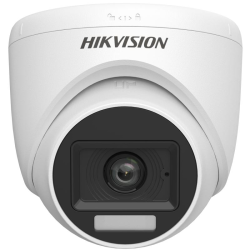 Hikvision DS-2CE76G0T-LPFS 2K Smart Hybrid Light Audio Turret Camera