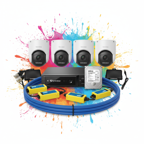 Uniview 4 Camera Package price in bd