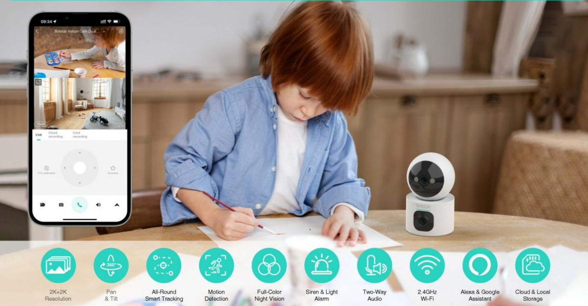 Botslab Indoor Dual Camera (C231) - Best Price in Bangladesh